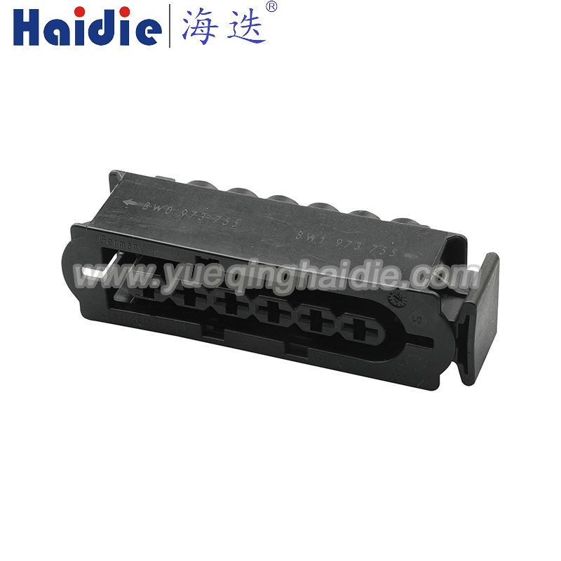 6 Pin Auto Pin Wire Cable Harness Auto Connector Housing Plug And Terminal 8W1973755/8W0973755