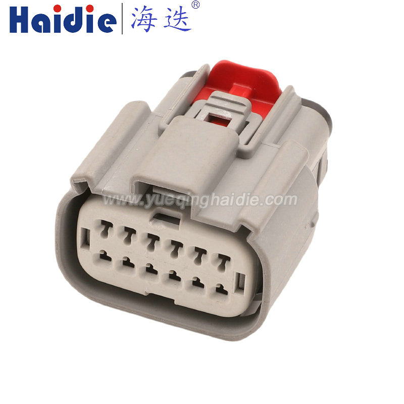 160074-6006 12 Rectangular Connectors - Housings Receptacle Black