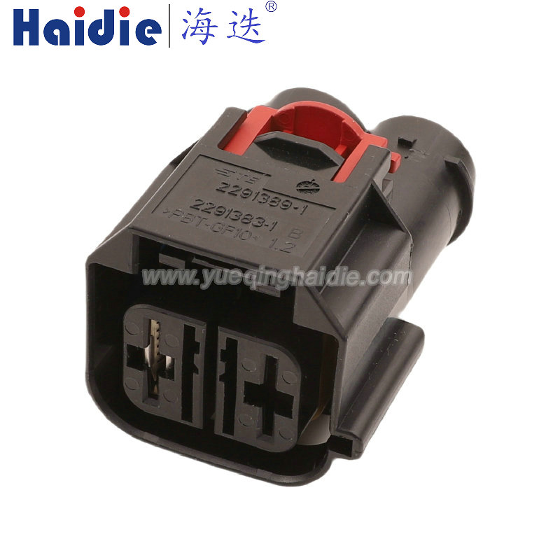 2 Pin Auto waterproof connector Car steering gear plug 2343344-1