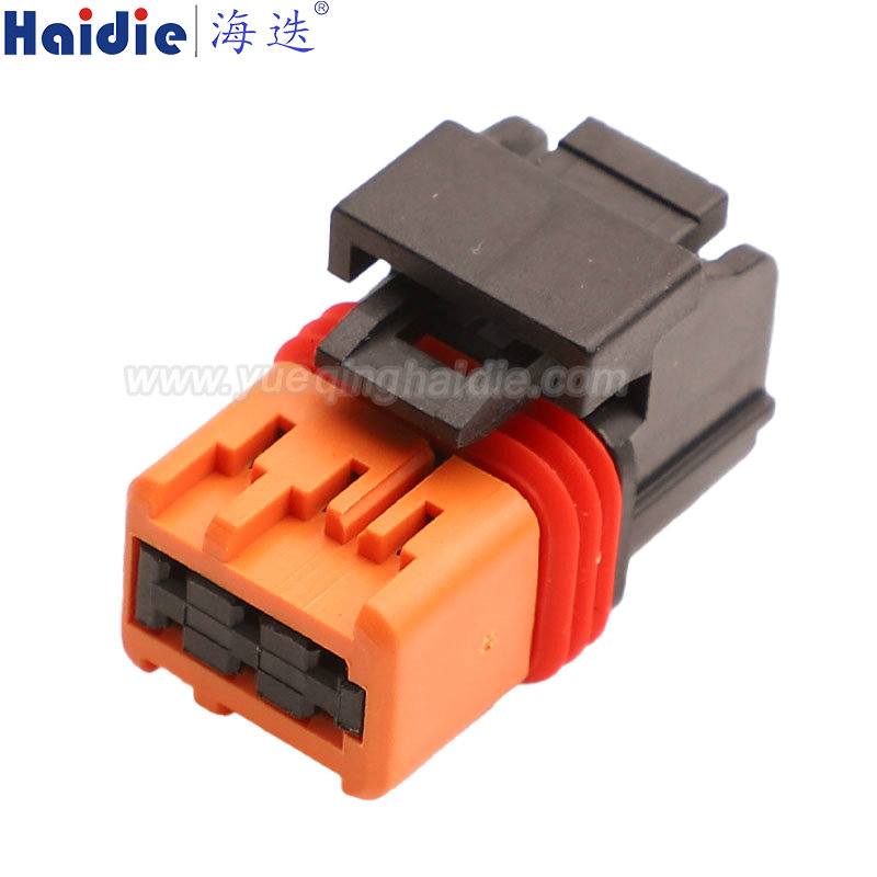 HD067G-0.6-21 Haidie 6 Pin Copper Female Automotive Wire Harness Connector Plastic Housing Plug with Matching Terminals
