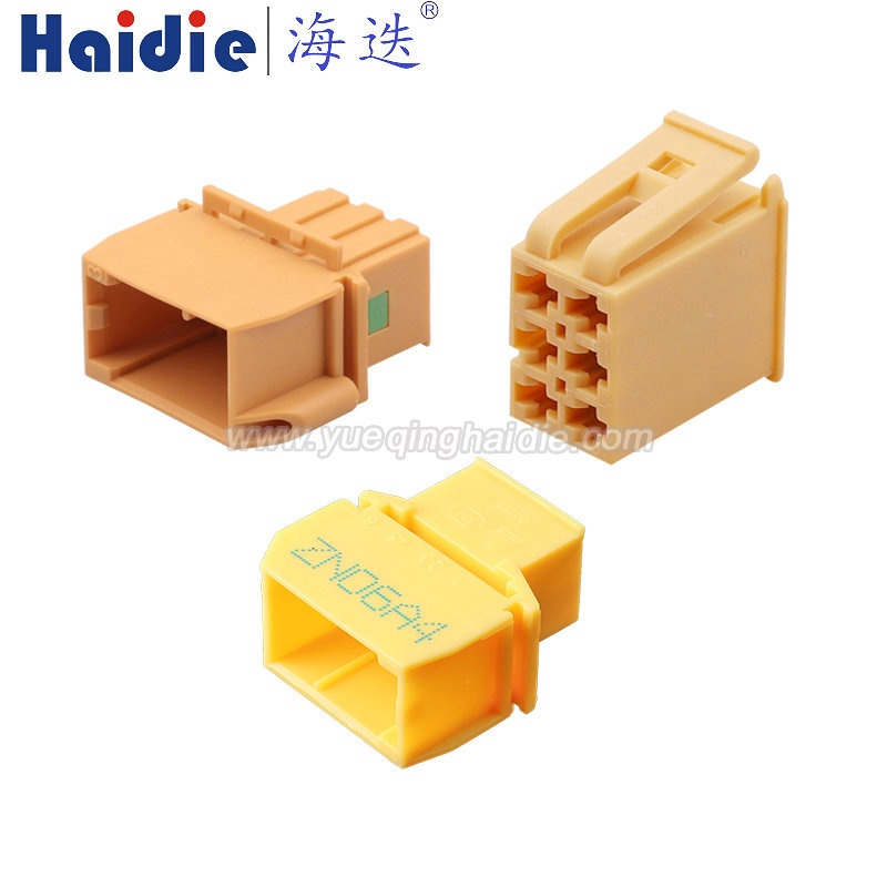 HD0618-2.8-11/14468562608/14478 Haidie 6 Pin Copper Male/Female Automotive Wire Harness Connector Plastic Housing Plug with Matching Terminals