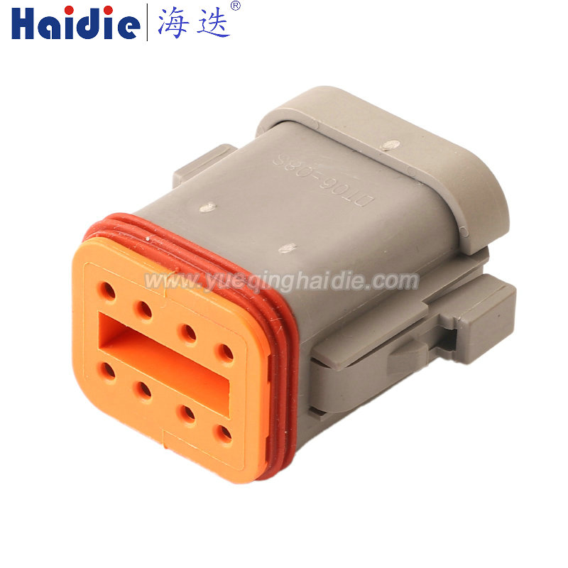 8 Pin Auto Pin Wire Cable Harness Auto Connector Housing Plug And Terminal DT06-08SA-E003