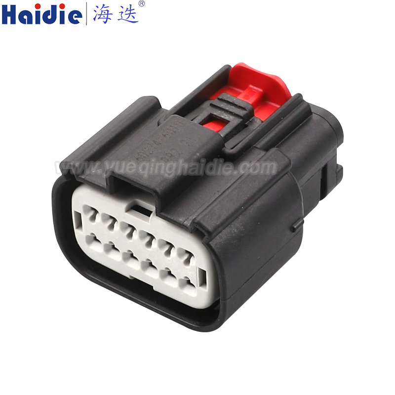160074-6010 Haidie 12 Pin Female waterproof Automotive Wire Harness Connector Plastic Housing Plug with Matching Terminals