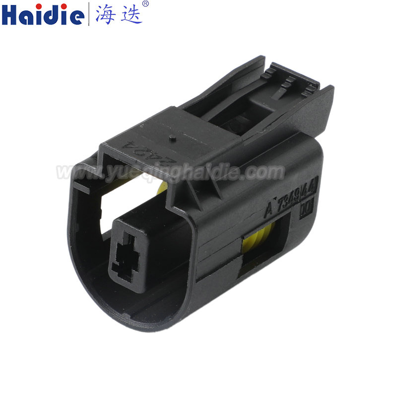 HD016R-6.3-21 Haidie 1 Pin Female Automotive Wire Harness Connector Plastic Housing Plug with Matching Terminals