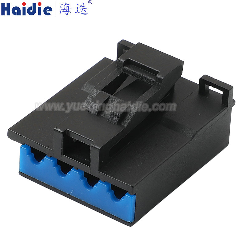 HD046F-2.8-21 Haidie 4 Pin Copper Female Automotive Wire Harness Connector Plastic Housing Plug with Matching Terminals