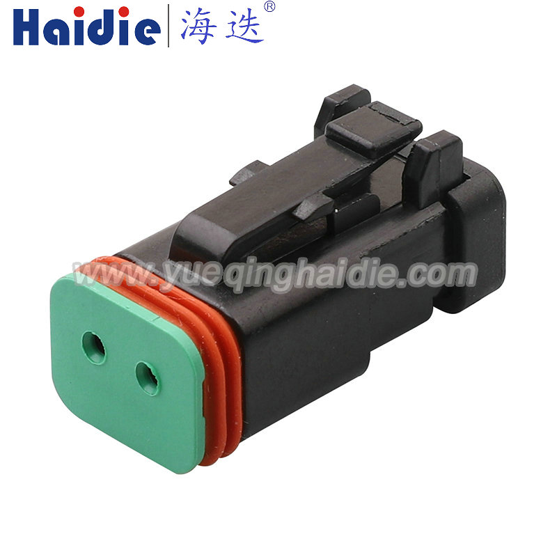 2 Pin Auto Pin Wire Cable Harness Auto Connector Housing Plug And Terminal DT06-2S-E003