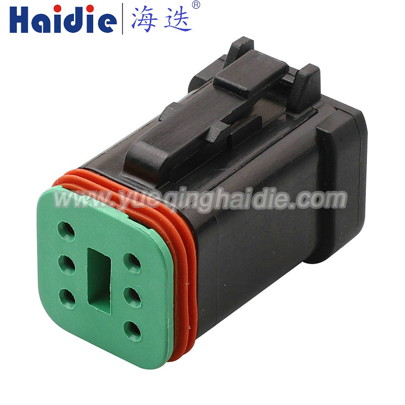 6 Pin Auto Pin Wire Cable Harness Auto Connector Housing Plug And Terminal DT06-6S-E003