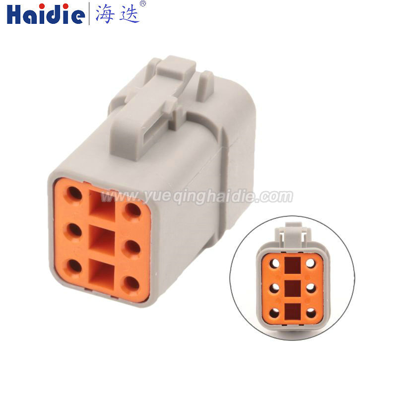 6pin Auto Pin Wire Cable Harness Auto Connector Housing Plug And Terminal DTP06-6S