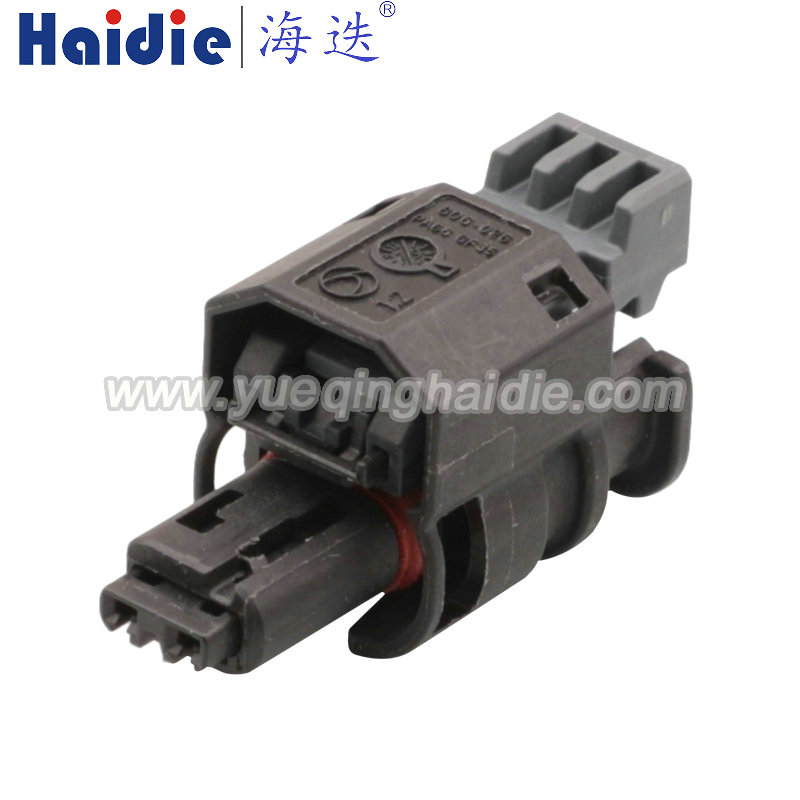 806-881-541 2 Pin 1.2mm (050) Black Masterbatch Car Wiring Female Plug Sensor Electrical Connectors
