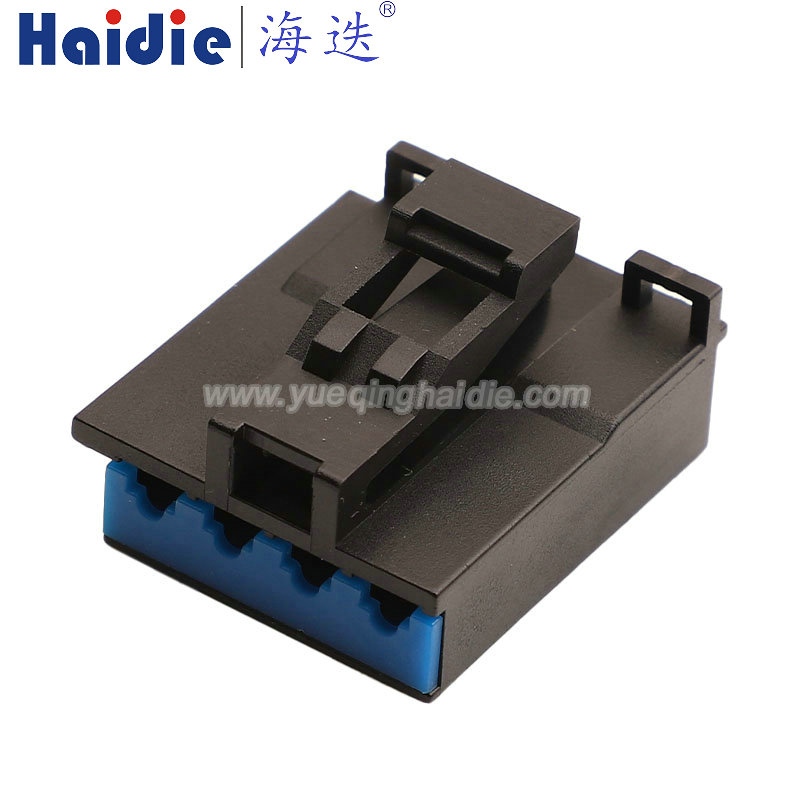 HD046F-2.8-21 Haidie 4 Pin Copper Female Automotive Wire Harness Connector Plastic Housing Plug with Matching Terminals