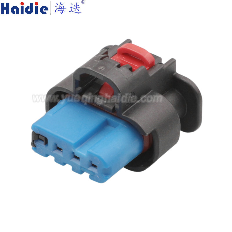 1-2203773-7 4 Pin Automotive Wire Harness Connector Plastic Housing Plug with Matching Terminals