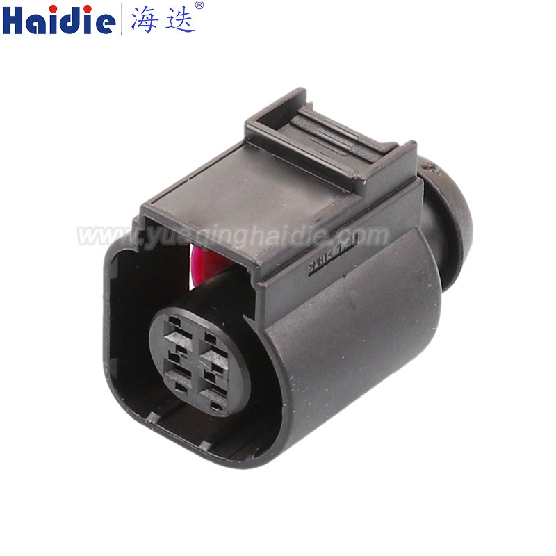 4H0973712 4 Pin Male Automotive Wire Harness Connector Plastic Housing Plug with Matching Terminals