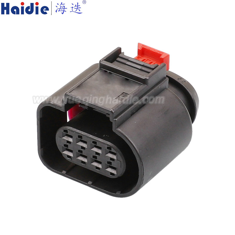 4H0973714B  8 Pin Male Automotive Wire Harness Connector Plastic Housing Plug with Matching Terminals