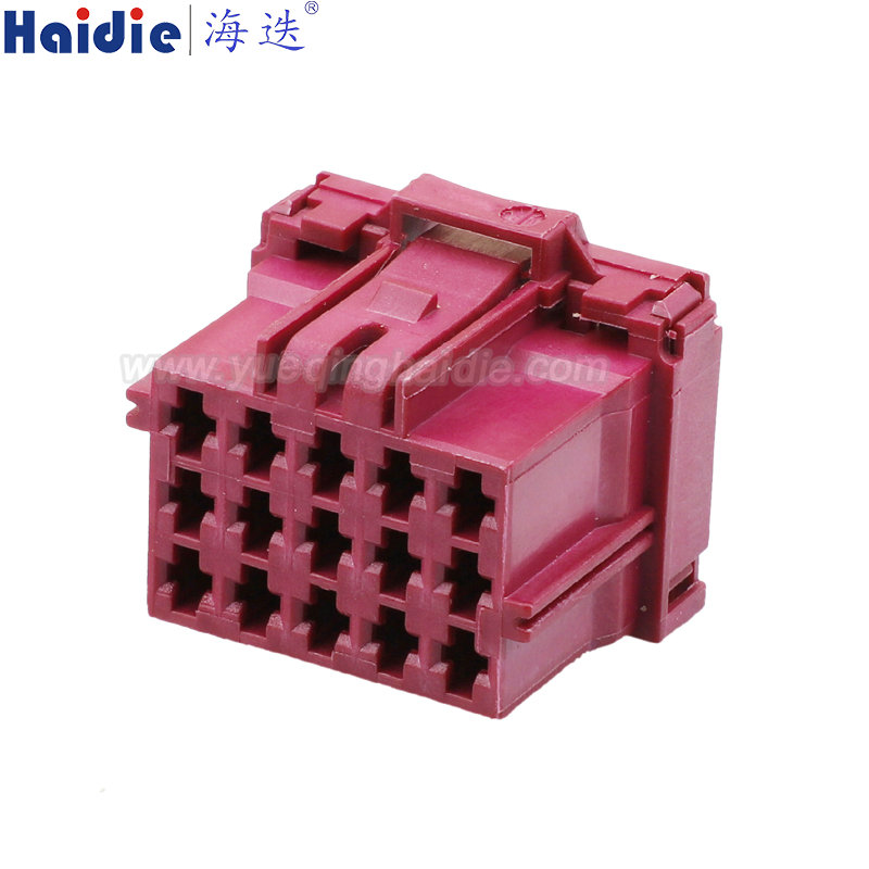 5-968973-1  15 Pin Male Automotive Wire Harness Connector Plastic Housing Plug with Matching Terminals