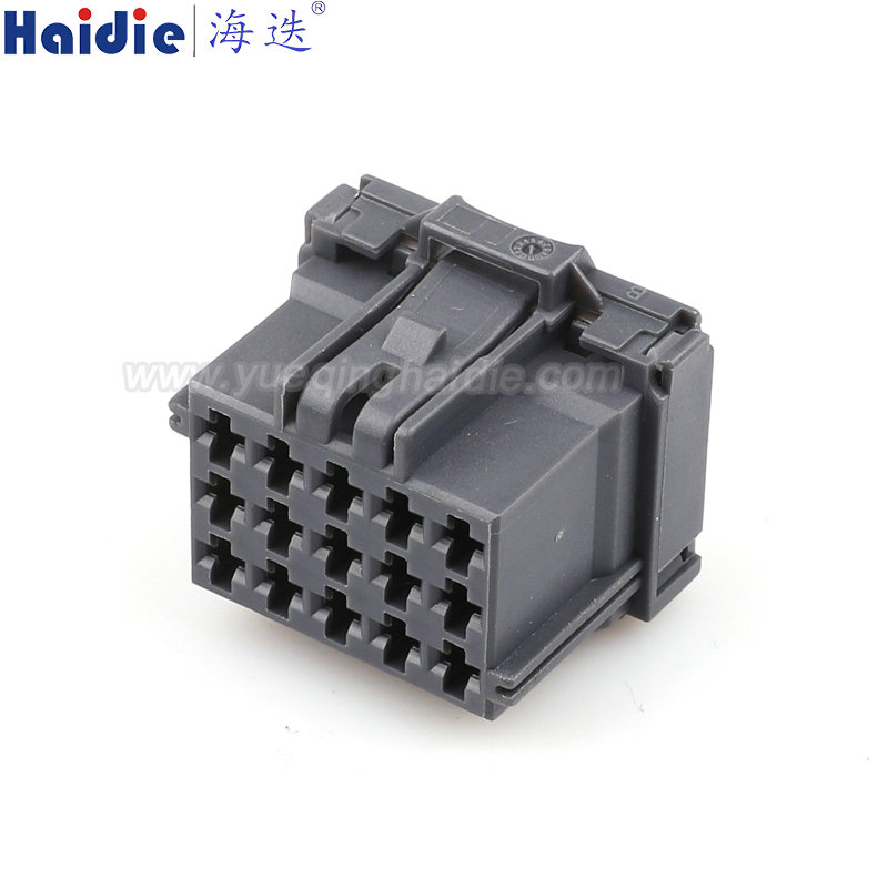 8-968973-2  15 Pin Male Automotive Wire Harness Connector Plastic Housing Plug with Matching Terminals