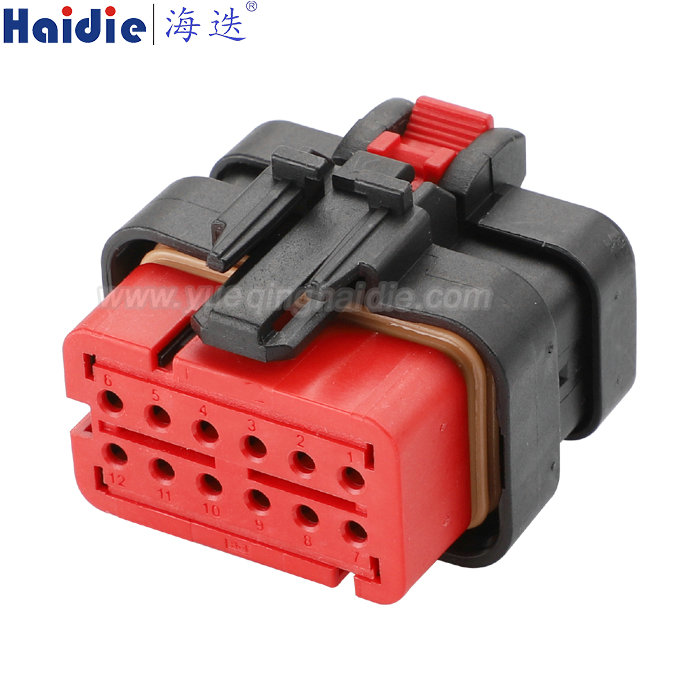 776437-1/776533-1 12 Pin Red Waterproof Connector 776437-1 for CAT Excavator