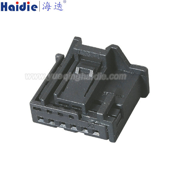 1355082-1 6 Pin Black Copper Auto AC Evaporator Blower Motor Connector