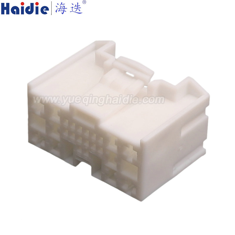 2005327-1 24 Pin White Copper Female Automotive Wire Harness Connector Plastic Housing Plug with Matching Terminals