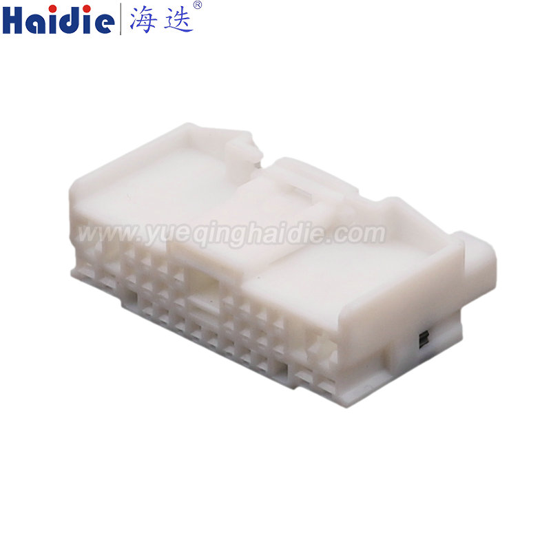 2188391-1 30 Pin White Copper Female Automotive Wire Harness Connector Plastic Housing Plug with Matching Terminals