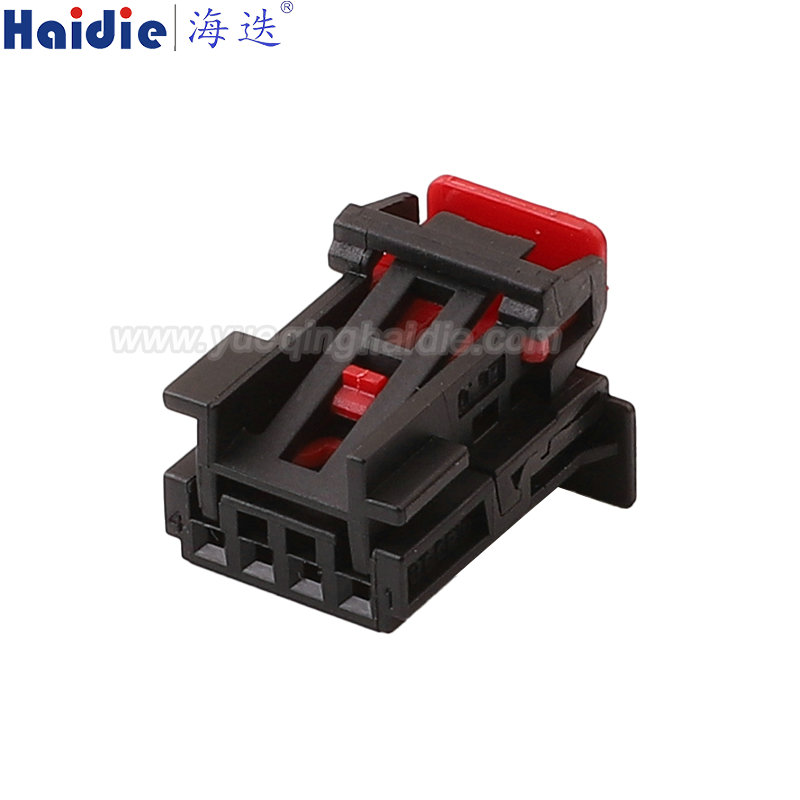 2294218-1 4 Pin Copper Female Automotive Wire Harness Connector Plastic Housing Plug with Matching Terminals