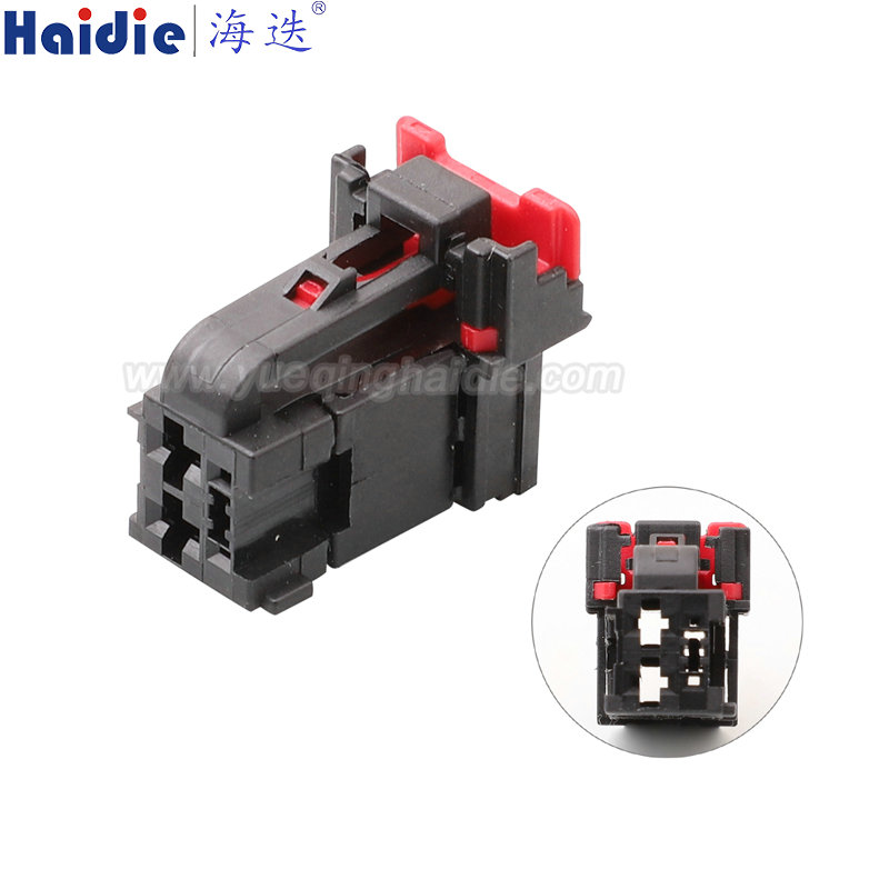 2316171-1 4 Pin Copper Female Automotive Wire Harness Connector Plastic Housing Plug with Matching Terminals