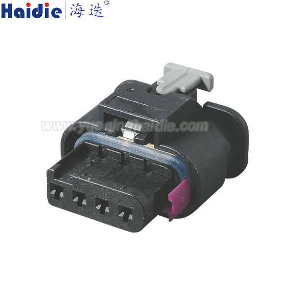 1-2355514-1 4 Pin Copper Female Coil Connections Automotive Wire Harness Connector Plastic Housing Plug with Matching Terminals