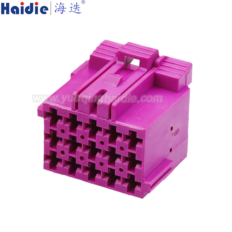 1-967623-1, 15 Pin, Purple Automobile power Wire Harness amplifier Connector