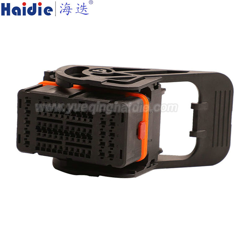 HD658A1-0.6-1.5-21 2299987-1 65 Pin Copper Female Automotive Wire Harness Connector Plastic Housing Plug