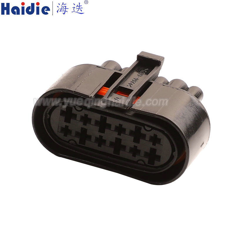 HD129-1.5-3.5-21 12 Pin Copper Female Automotive Wire Harness Connector Plastic Housing Plug with Matching Terminals
