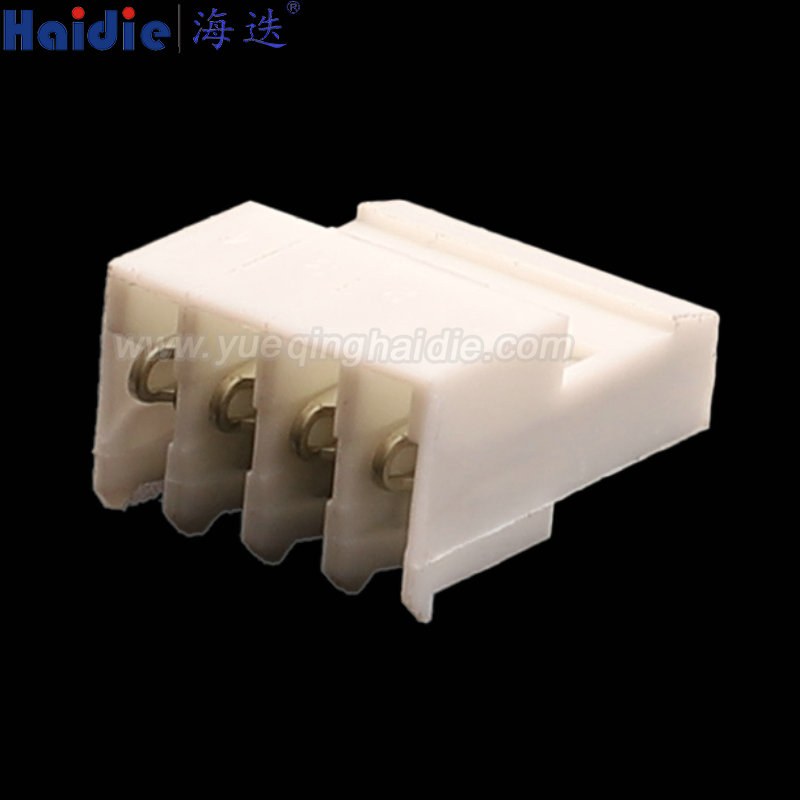 3-640441-4 Haidie 4 Pin Copper Female Automotive Wire Harness Connector Plastic Housing Plug with Matching Terminals