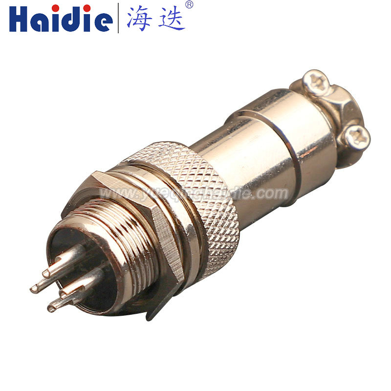 GX12-4 Haidie 4 Pin waterproof Aviation Connector Plug
