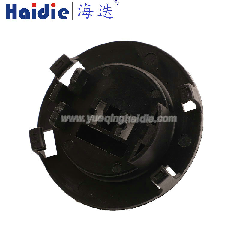 HD024N-6.3-21 Haidie 2 Pin Lamp Holder for Automotive Wire Harness Connector Plastic Housing Plug