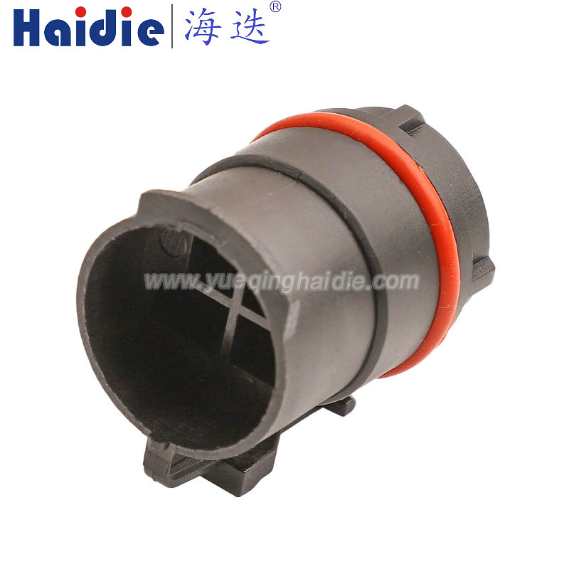 HD041FA-6.3-11 Haidie 4 Pin Copper Male Automotive Wire Harness Connector Plastic Housing Plug with Matching Terminals