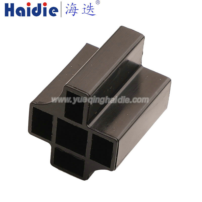 HDT051-6.3-21 Haidie 5 Pin Copper Female Automotive Wire Harness Connector Plastic Housing Plug with Matching Terminals