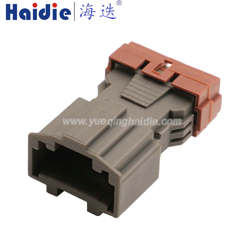 PB325-02325 Haidie 2 Pin Copper Composite Male Automotive Wire Harness Connector Plastic Housing Plug with Matching Terminals