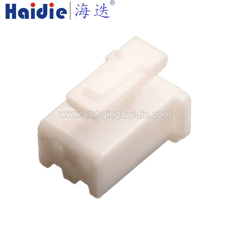 XHB-2Y Haidie 2 Pin Copper Female Automotive Wire Harness Connector Plastic Housing Plug with Matching Terminals