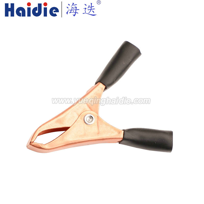 Haidie 10A Black Alligator Clip for Automotive Wire Harness Connector Plastic Housing Plug