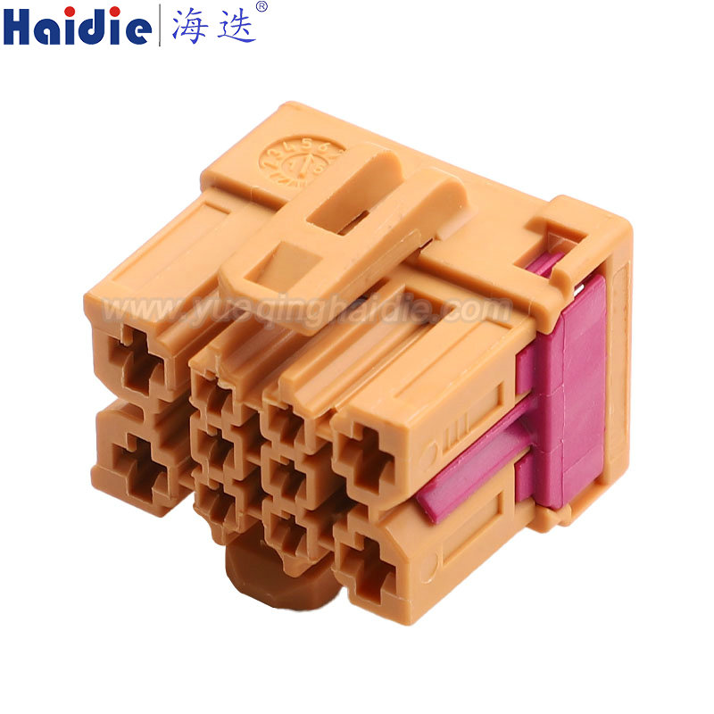 1J0937733A Haidie 10 Pin Copper Female Composite Blower Motor Resistor Wiring Harness Plug
