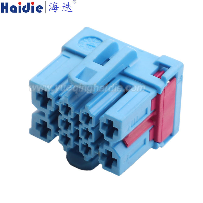 1J0937733D Haidie 10 Pin Copper Female composite Automotive Blower Motor Resistor Wiring Harness Plug