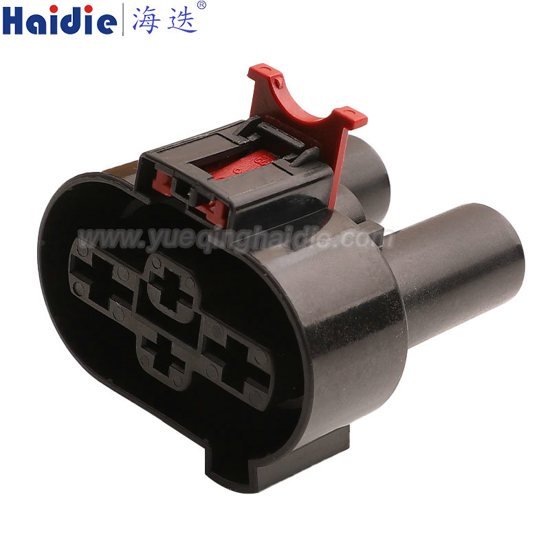 1K0906234 Haidie 4 Pin composite waterproof Automotive Car Electronic Fan Plug Female Socket
