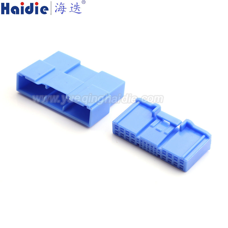 4-2188225-8/4-2188226-8 Haidie 26 Pin Copper Male/Female composite Automotive Wire Harness Connector Plastic Housing Plug with Matching Terminals