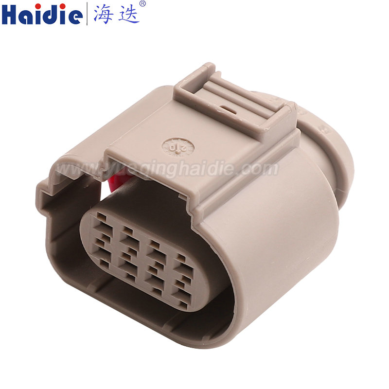 4H0973714A Haidie 8 Pin Copper Female waterproof Automotive Wire Harness Connector Plastic Housing Plug with Matching Terminals