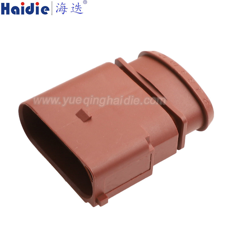 6X0973817A Haidie 14 Pin Copper Male Automotive Wire Harness Connector Plastic Housing Plug with Matching Terminals