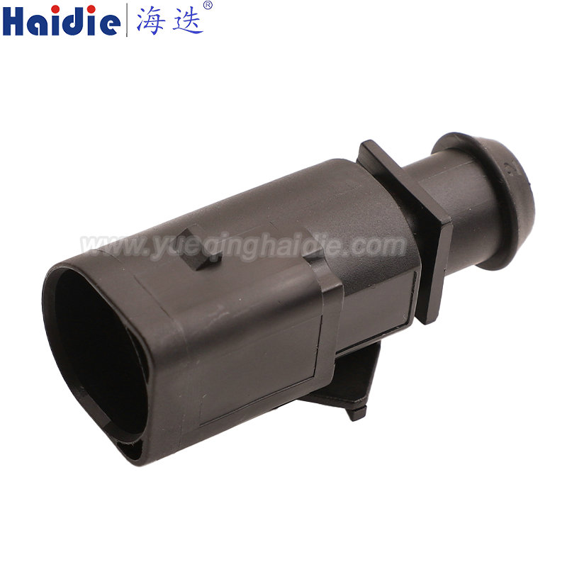 7L0973812 Haidie 4 Pin Copper Male waterproof Automotive Wire Harness Connector Plastic Housing Plug with Matching Terminals