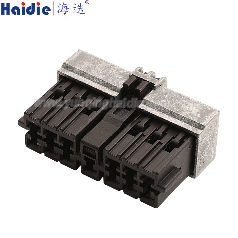 144320-2 Haidie 13 Pin Copper Female Automotive Wire Harness Connector Plastic Housing Plug with Matching Terminals