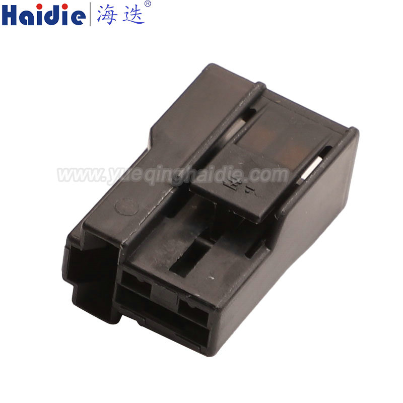 172434-2 Haidie 2 Pin Copper Female composite Automotive Wire Harness Connector Plastic Housing Plug with Matching Terminals