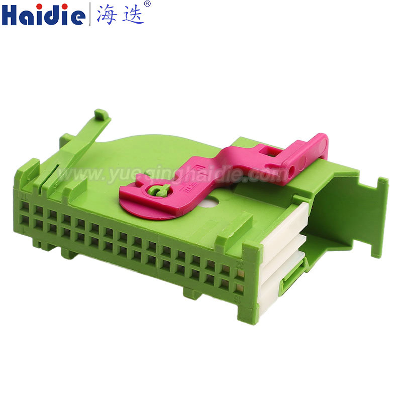 2278196-2 Haidie 32 Pin Copper Female Automotive Wire Harness Connector Plastic Housing Plug with Matching Terminals