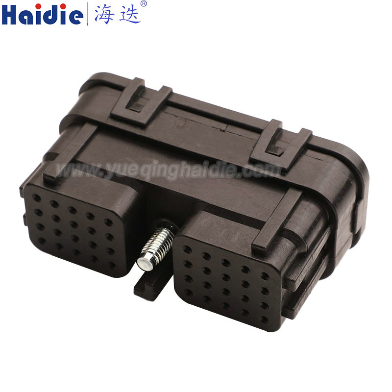 DRC26-40SC Haidie 40 Pin Copper Female Automotive Wire Harness Connector Plastic Housing Plug with Matching Terminals