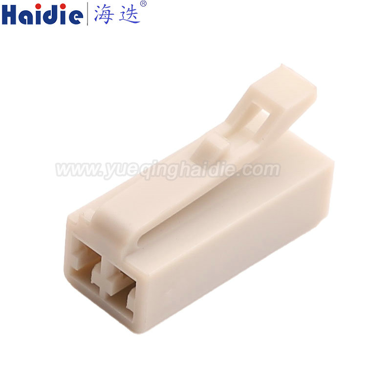 HD024G-2.2-21 Haidie 2 Pin Copper Female Automotive Wire Harness Connector Plastic Housing Plug with Matching Terminals