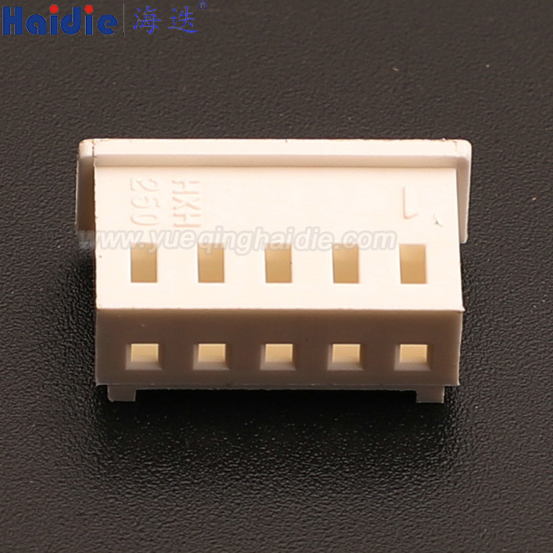 HD058M-0.6-21 Haidie 5 Pin Copper Female Automotive Wire Harness Connector Plastic Housing Plug with Matching Terminals